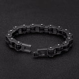 Punk Rock Bicycle Chain Bracelet Stainless Steel Bike Chain Accessory