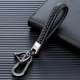 Leather Men Keychain Clasp Creative DIY Keyring Holder Car Key Chain Jewelry