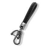 Leather Men Keychain Clasp Creative DIY Keyring Holder Car Key Chain Jewelry