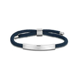 Adjustable Thread Rope Couple Custom Engraved Stainless Steel Bangle