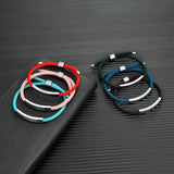 Adjustable Thread Rope Couple Custom Engraved Stainless Steel Bangle