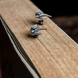 925 Silver Pterodactyl Dinosaur Stud Earrings for Girls
