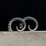 S925 Silver Octopus Claw Ear Stud Men Women Anti-Allergy Earrings