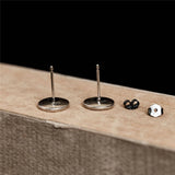 925 Silver Retro Devout Hands Stud Earrings Religious Belief Jewelry