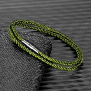 Keel Rope Bracelet Stainless Steel Magnet Sport Buckle