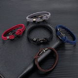 Nautical Survival Shackle Bracelet Stainless Steel Sport Buckle
