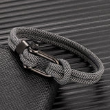 Nautical Survival Shackle Bracelet Stainless Steel Sport Buckle