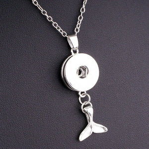 Mermaid Snap Button Necklace DIY Jewelry