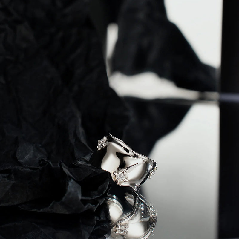 925 Silver Geometric Ear Cuff Vintage Unisex Clip Earrings
