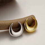 925 Sterling Silver Geometric Arc-Shaped Ear Cuff No Pierced Earring