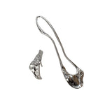 925 Sterling Silver Geometric Asymmetry Earrings for Women