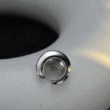 925 Sterling Silver Conch Geometric Ear Clip, Ins Cold Wind Jewelry