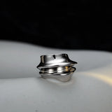 925 Sterling Silver Conch Geometric Ear Clip, Ins Cold Wind Jewelry