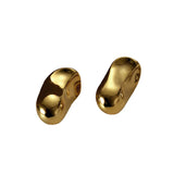 Exaggerated Silver Smooth & Pearl Stud Earrings 925 Sterling Silver