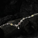 Halloween Thai Silver Wizarding Hat Ghost Bracelet