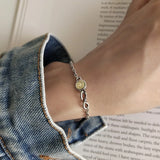 Punk Crude Chain Buckle Bracelets for Women Jewelry