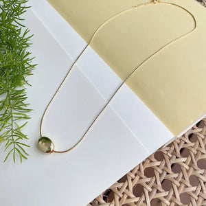 925 Sterling Silver Bamboo Chain Necklace for Women