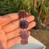 Fluorite Bracelet Beads Crystal Natural Stone Jewelry