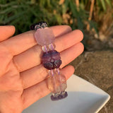 Fluorite Bracelet Beads Crystal Natural Stone Jewelry