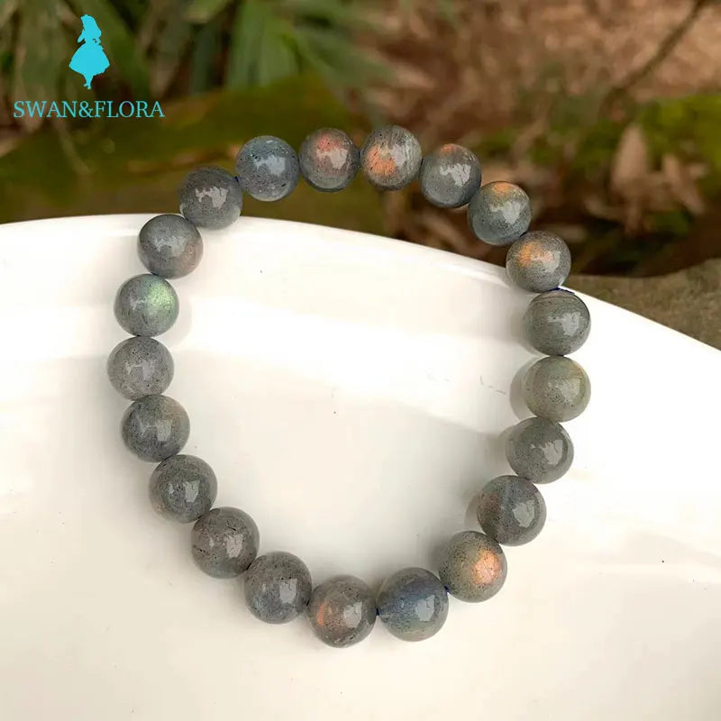 Labradorite Bracelet Natural Stone Gemstone Jewelry