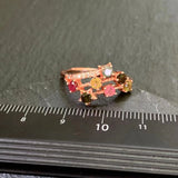 Natural Tourmaline Ring Adjustable Female Ring Jewelry for Women Gift