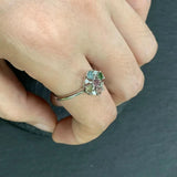 Natural Tourmaline Ring Adjustable Female Ring Jewelry for Women