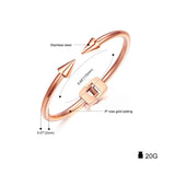 Conical Arrows Bracelet Cuff Charm Women's Gift