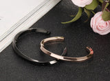 Classic Cuff Bracelet Stainless Steel Couple Jewelry Charm Accessories