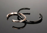 Classic Cuff Bracelet Stainless Steel Couple Jewelry Charm Accessories