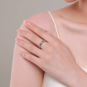 925 Sterling Silver Faith Cross Ring Women 5 6 7 8 9 Wedding Engagement Jewelry