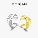 925 Silver Geometric Clip Earrings Stackable Ear Cuff for Women Girls