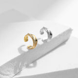 925 Silver Geometric Clip Earrings Stackable Ear Cuff for Women Girls