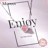 2.0ct Natural Crystal Strawberry Pendant Necklace