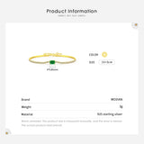 925 Silver CZ Bracelet For Women Wedding Jewelry