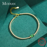 925 Silver CZ Bracelet For Women Wedding Jewelry