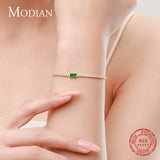925 Silver CZ Bracelet For Women Wedding Jewelry
