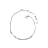 925 Silver CZ Zirconia Bracelet Chain for Women Wedding
