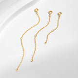 925 Silver Chain Lobster Clasp DIY Necklace Jewelry Making Accessory