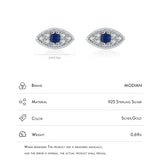 925 Silver Tiny Eye's Stud Earrings for Women