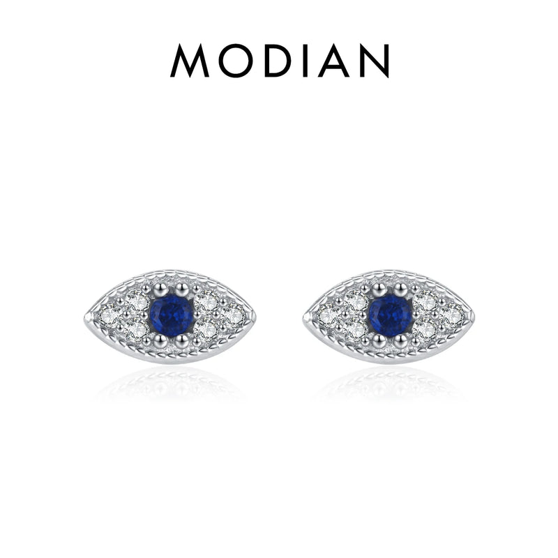 925 Silver Tiny Eye's Stud Earrings for Women