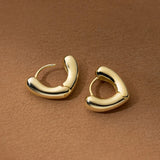 925 Silver Hearts Hoop Earrings Fine Jewelry