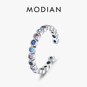 925 Silver Vintage Round Zirconia Ring for Women