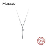 Sterling Silver Twinkling Stars Pendant Necklace for Women