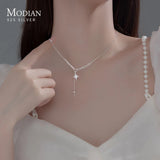 Sterling Silver Twinkling Stars Pendant Necklace for Women