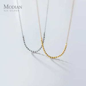 925 Sterling Silver Ball Pendant Necklace for Women