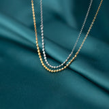 925 Sterling Silver Ball Pendant Necklace for Women