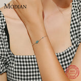 Sterling Silver Natural Turquoise Bracelet for Women