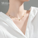 925 Silver Zirconia Choker Necklace for Women