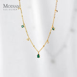 925 Silver Zirconia Choker Necklace for Women