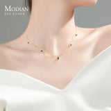 925 Silver Zirconia Choker Necklace for Women